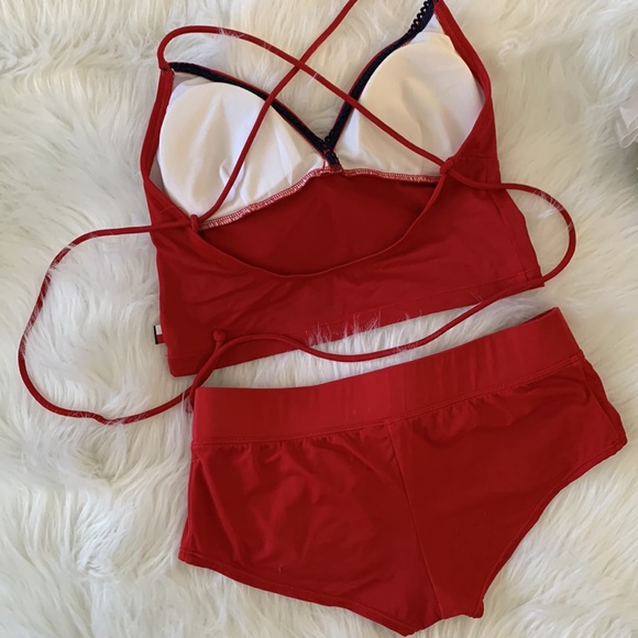 SWIMSUIT 2 PC  TOMMY HILFIGER JUNIOR MEDIUM - Picture 4 of 8